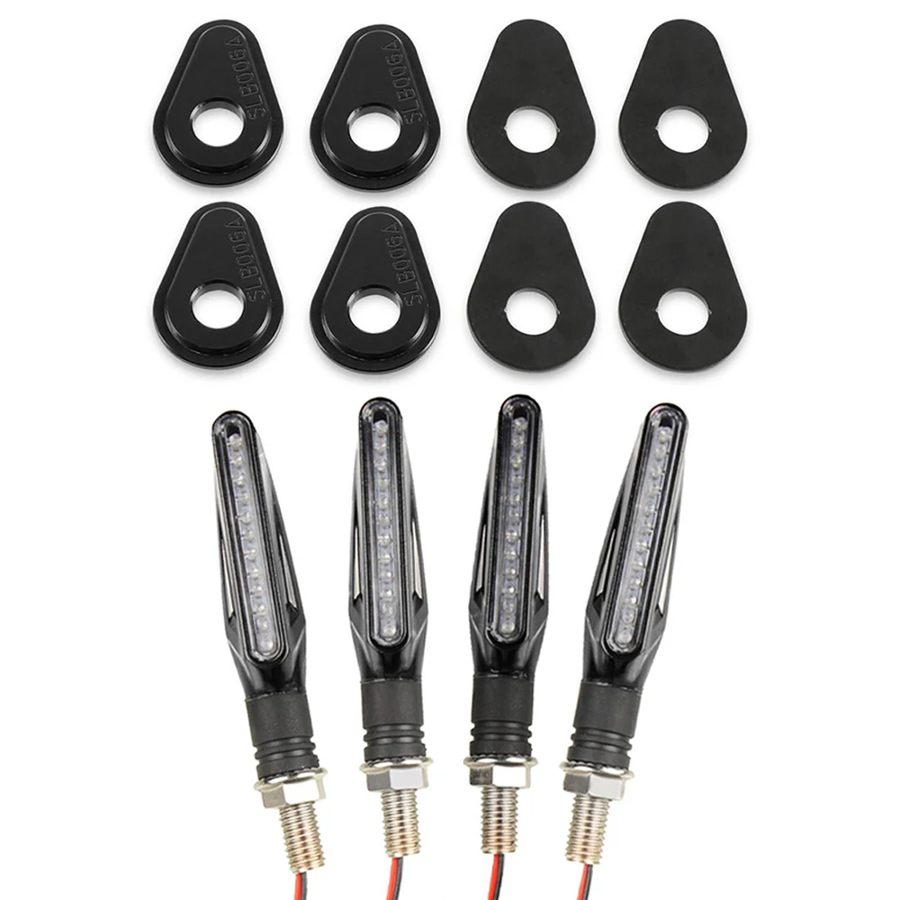 CNC FRONT TURN SIGNAL MOUNT PLATES Motorcycle Turn Signals Indicator Adapter Spacers For Yamaha YZF-R7 Tenere 700 2019 2020 2021