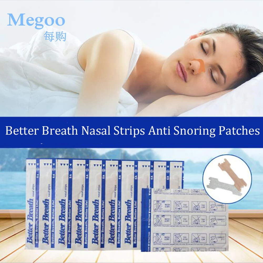 200PcsBreatheRightBetterNasalStripsStopSnoringAntiSnoring