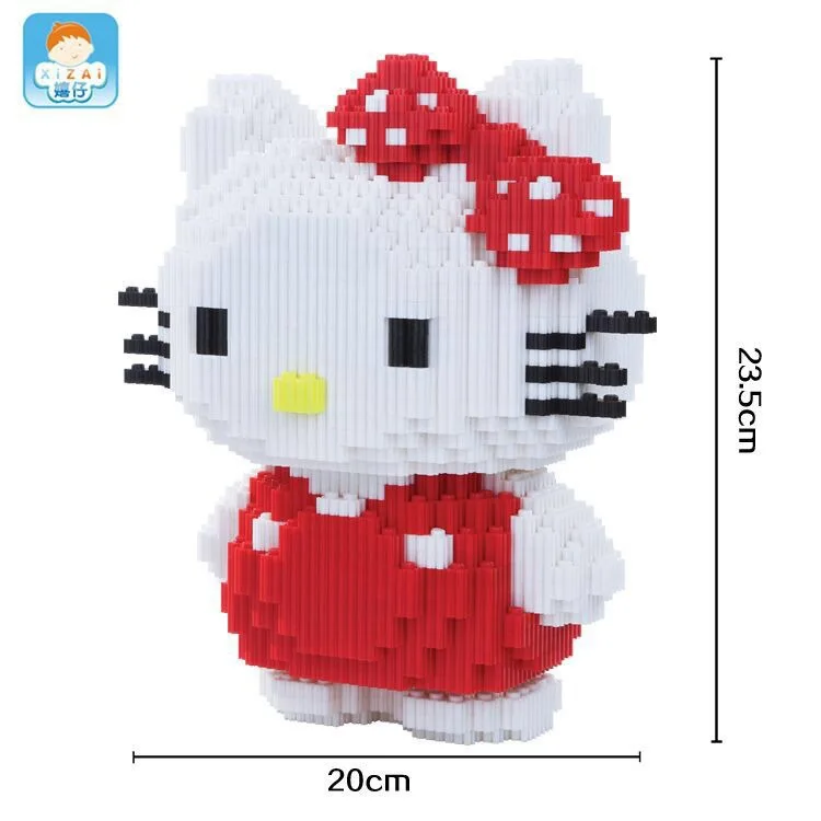 

Play Aberdeen in Granule Building Block in Series Ultra Large hello kitty Adult Children'S Educational Toy Diy8022