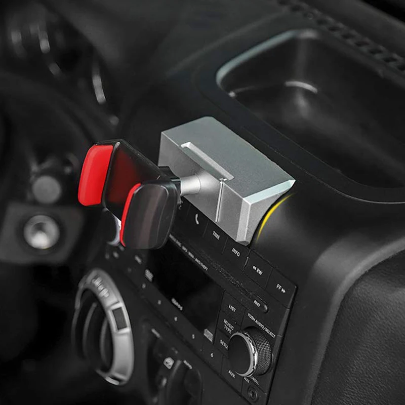 360 градусов Автомобильный держатель для телефона крепление для Jeep Wrangler 2012- JK кронштейн Подставка автомобильные аксессуары