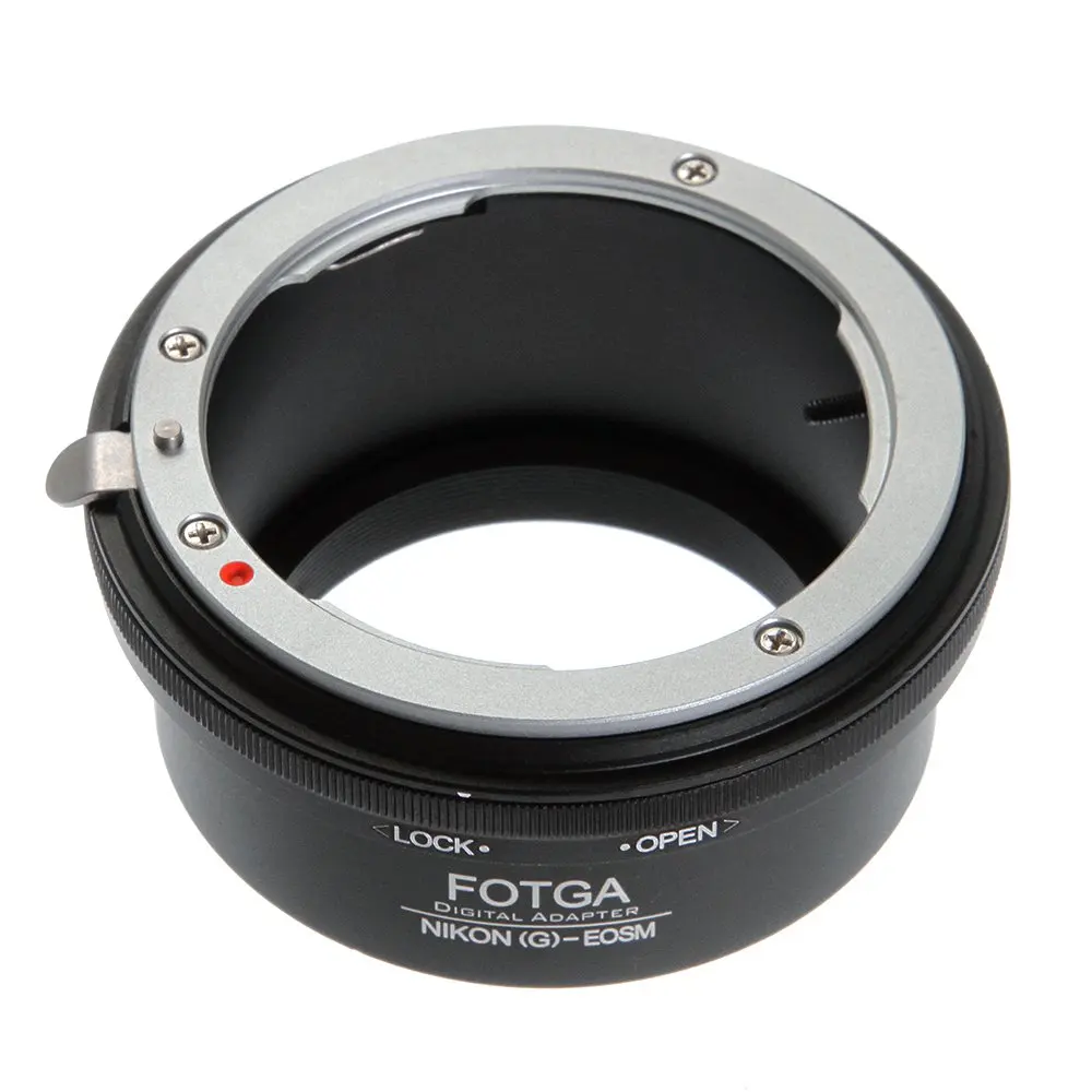 FOTGA переходное кольцо для Nikon G AF-S Крепление объектива к Canon EF-M EOS M M1 M2 M3 M5 M6 M10