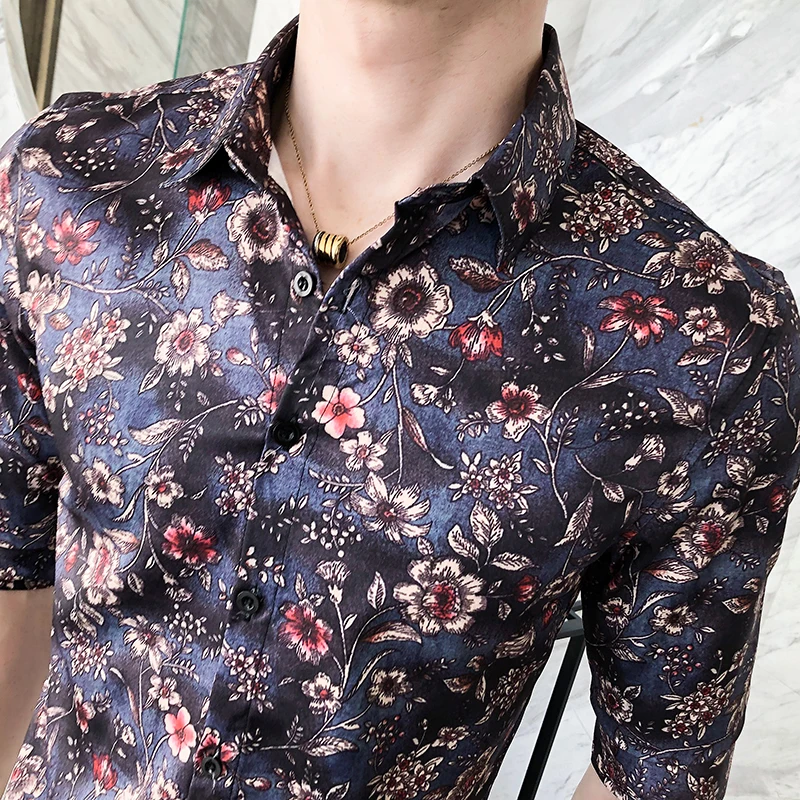 Summer Half Sleeve Slim Casual Shirts 