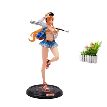 

Anime One Piece Figure Nami Baseball PVC Action Figure Collectible Cartoon Model Doll PVC Action Figure Toy Collection Gift