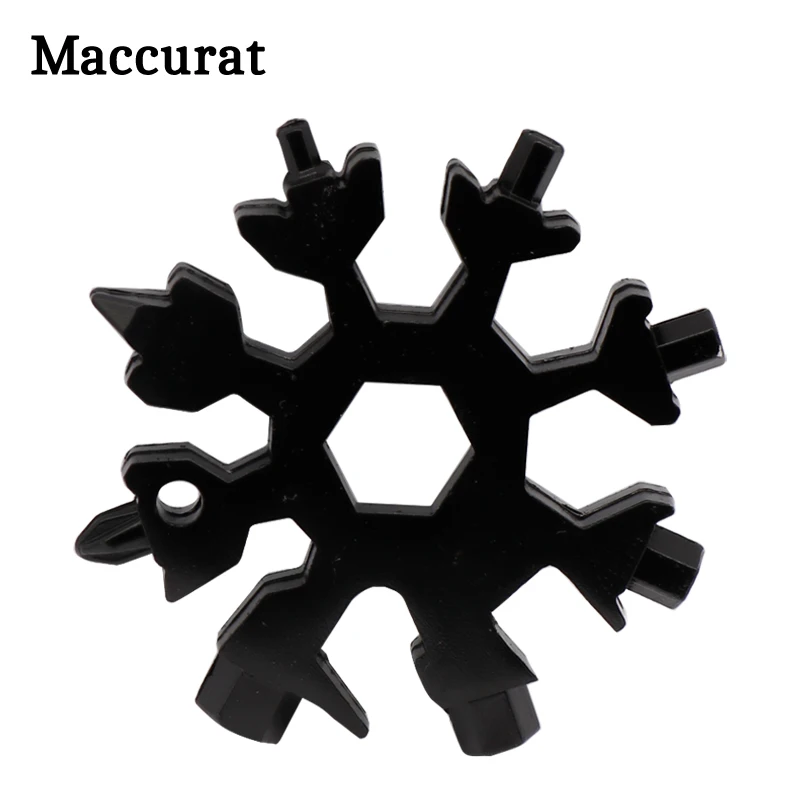 18 in1 Snowflake Multi Wrench Portable Pocket Tool Snowflake Screwdriver Combination Socket Nut Tool for Repair 3D Printer Part