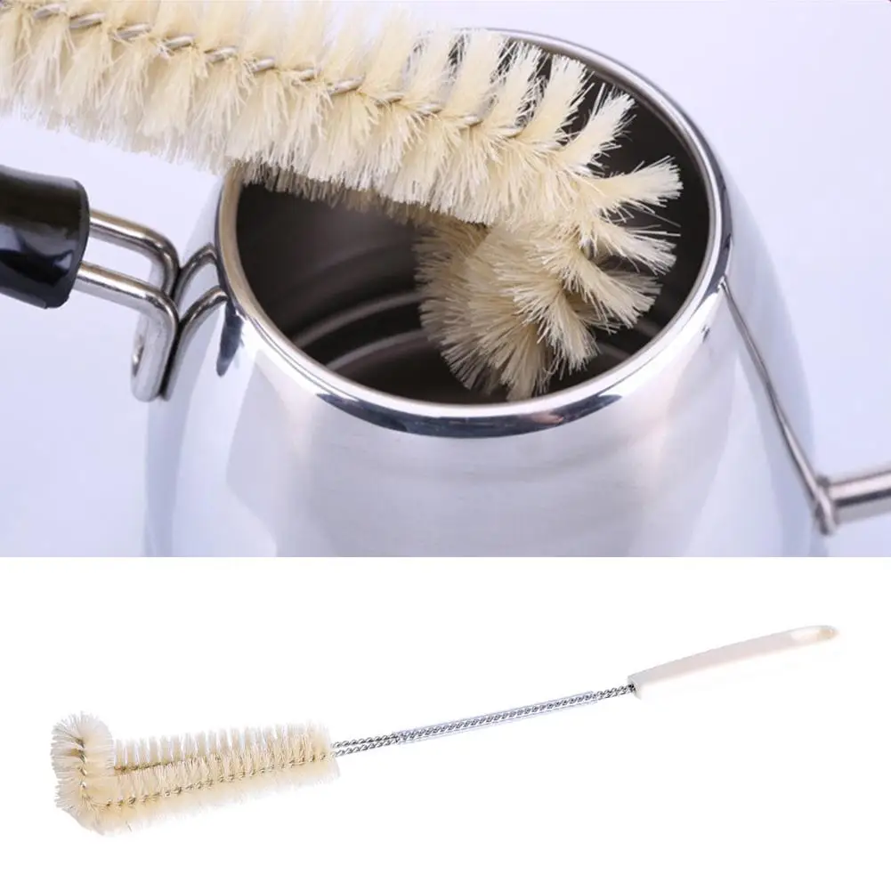 Long Handle Bottle Brush Bamboo Brush Thermos Bottle Cleaning Brush