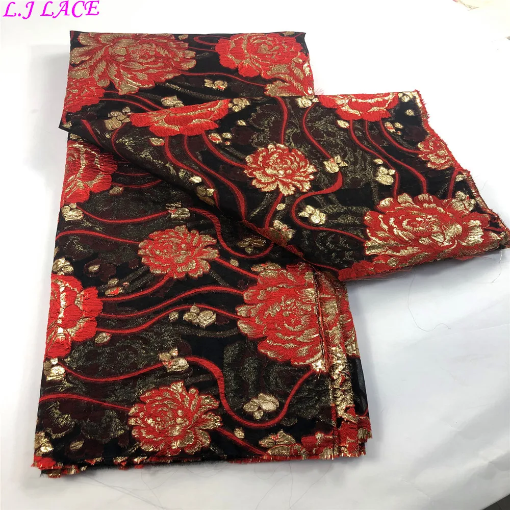 

2020 newest lace wholesale cotton tissue organza lace good beauty brocade lace fabrics for dress sewing laces