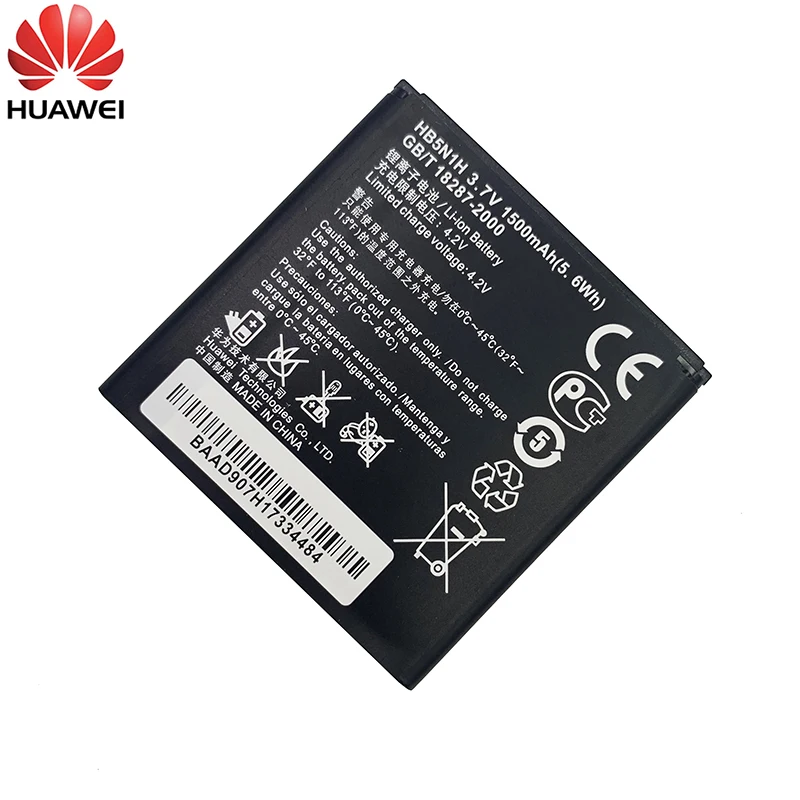 100% оригинал Huawei Ascend G300 батарея замена HB5N1H 1500mAh для G305T C8812 U8815 U8818 T8828|Аккумуляторы