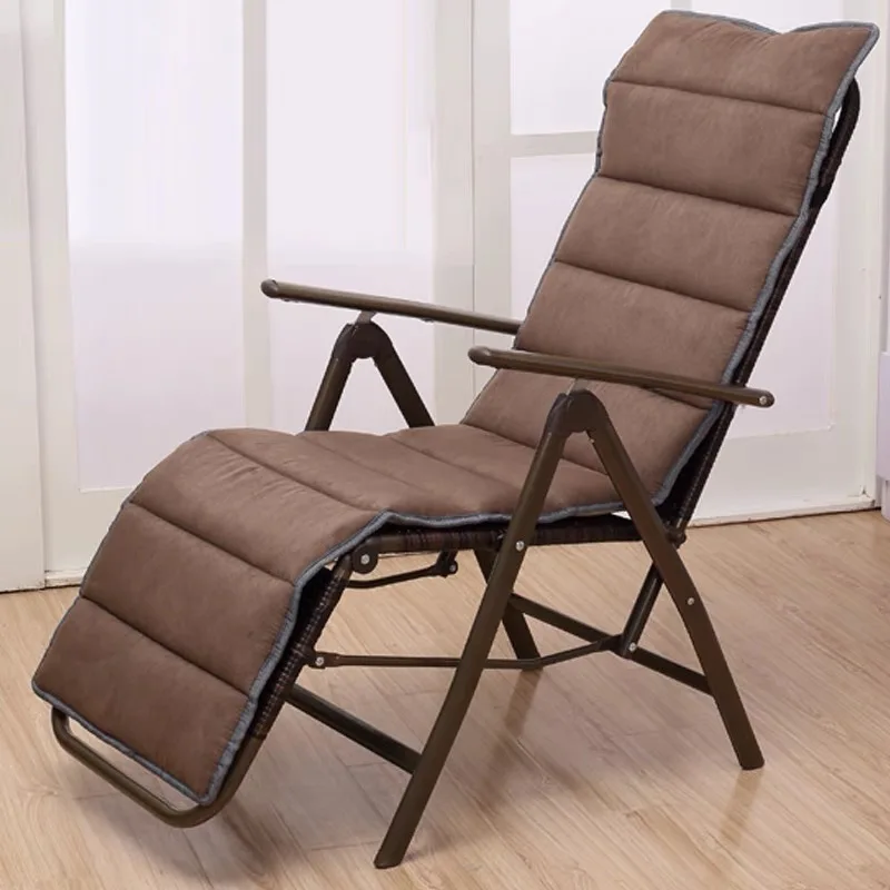 

Recliner Folding Lunch Break Cany Chair Balcony Home Single Nap Chair Office Portable Leisure Chair for The Elderly