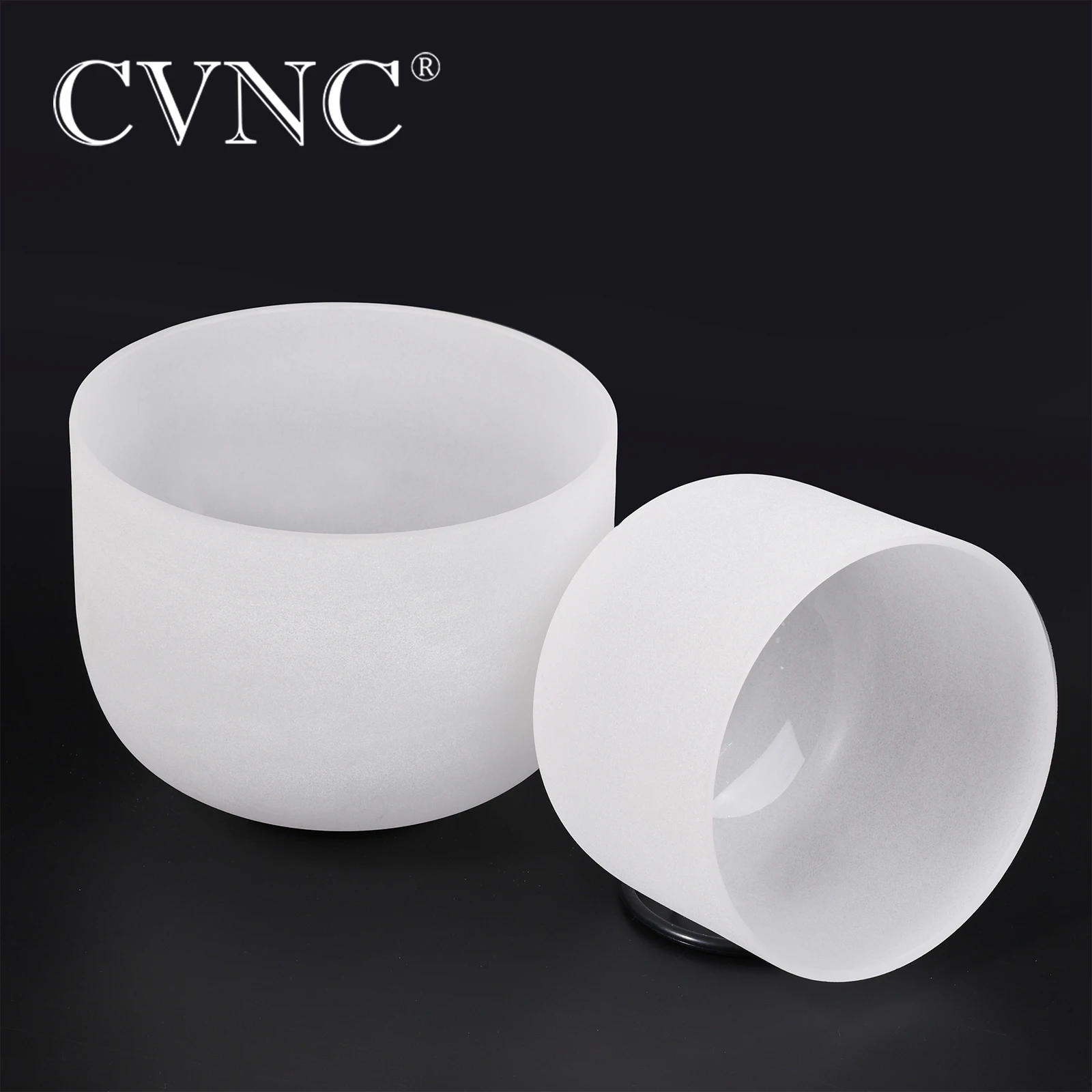CVNC чакра набор из 2шт 6 &quotA и 8&quot C матовые кварцевые хрустальные поющие