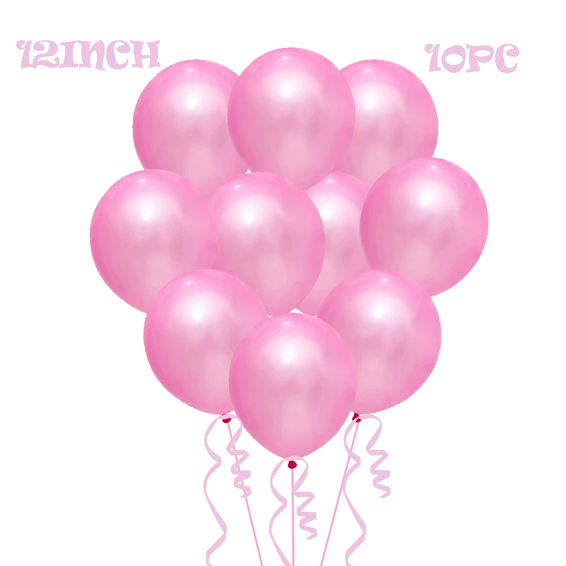 As shown 11 1 шт. фольгированные воздушные шары для маленьких девочек, розовые, красные, розовые, золотые, для девочек на день рождения, вечерние украшения для девочек - Цвет: As shown 11