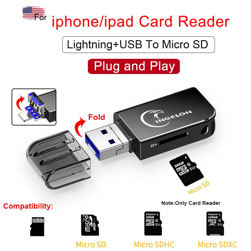 Устройство для чтения Micro SD карт USB 3 0 на SD|Картридеры| |