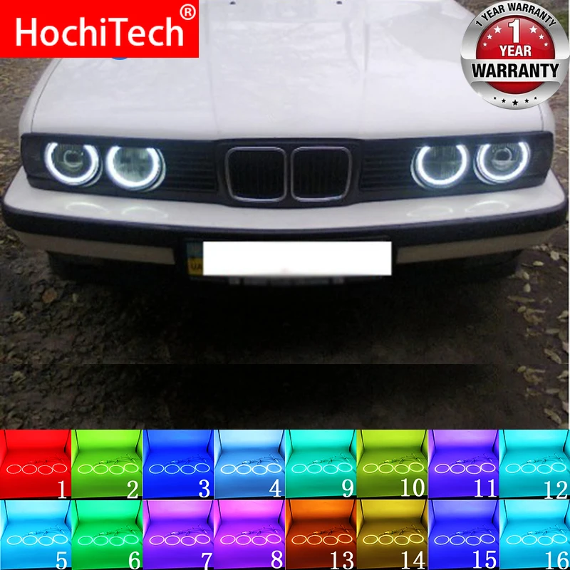 Аксессуары для BMW E30 E32 E34 последняя фара многоцветсветодиодный светодиодная RGB