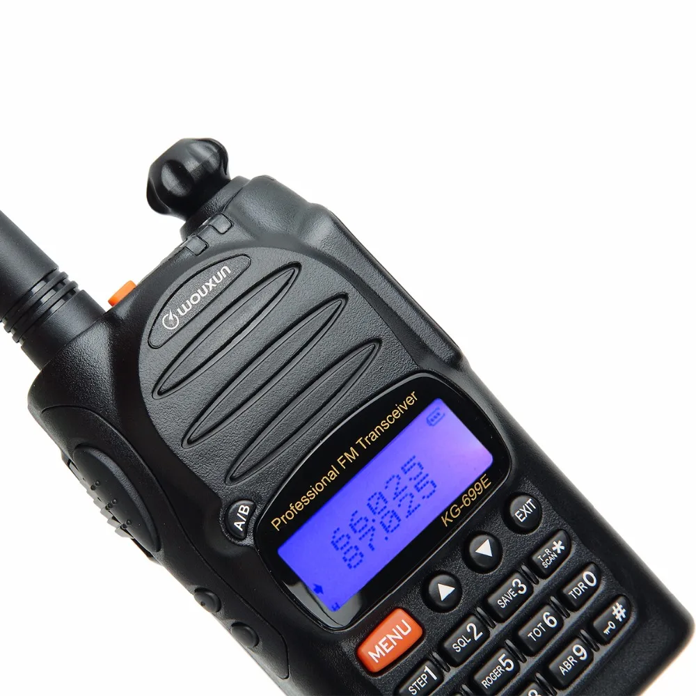 Wouxun KG-699E 66-88 МГц IP55 Водонепроницаемый DTMF 5 Вт 1700 мАч батарея любительский Ham портативный трансивер двухстороннее Радио рация