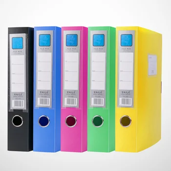 

5 pcs File Holders Lightweight Folding Plastic Organizer File Storage Case for School Office