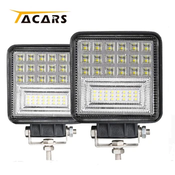 

Off Road Work Light 63W Flood 4.3'' Led Fog Lights for Auto ATV Lada Tractor Truck SUV Boat Led 12V 24V 4X4 Accessories