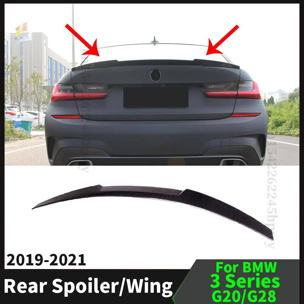 Rear Spoiler Wing Racing Sport Boot Lip Modification Tuning Trim Tail For BMW 3 Series 330i 325i 300i M G20 G28 2019 2020 2021 | Автомобили