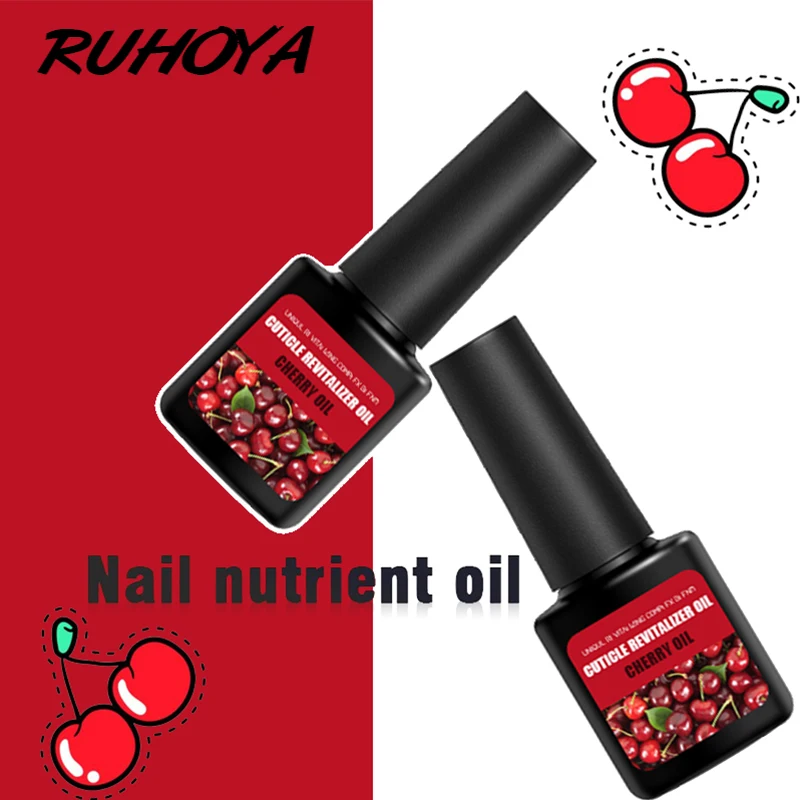 Ruhoya Масло для кутикулы, питательное масло, Набор лаков для ногтей, фруктовый ароматизатор, 12 цветов, маникюрный гель для кутикулы, Базовое покрытие, УФ светодиодный лак для ногтей