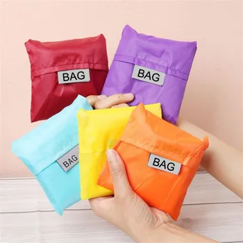 

New Fashion Waterproof Shopping Bag Portable Folding Creative Reusable Foldable Shopping Bag Eco Tote Market Grocery Bag
