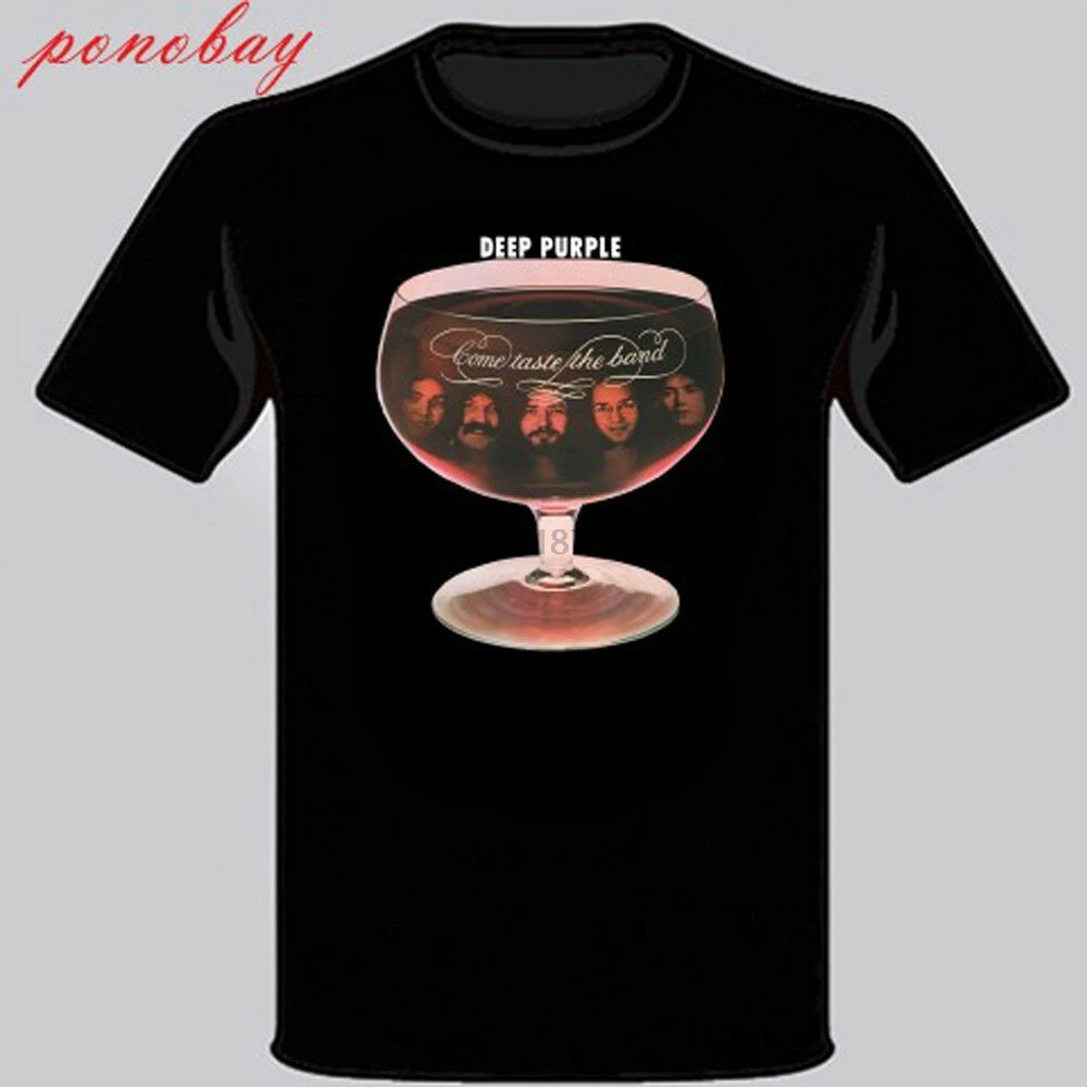 Deep Purple Come Taste The Band Album Rock Mens Black T-Shirt Size S-3XL |