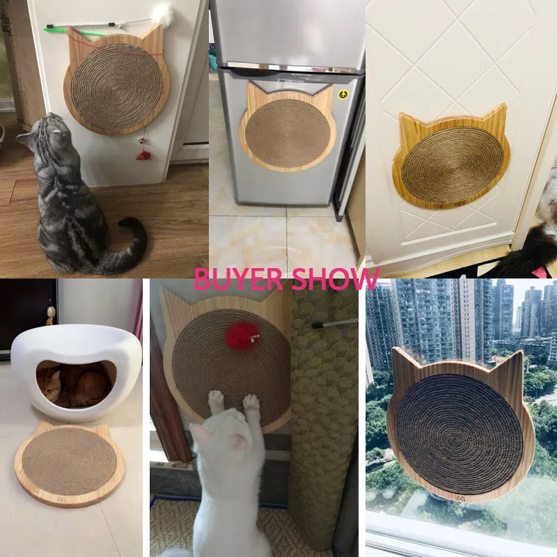 Многофункциональная настенная Когтеточка для кошек, сизальная веревка, Когтеточка для кошек, коврик против царапин, альпинистский домик, защитный канапе