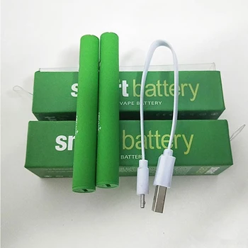 

10pc/lot Smart Battery for 510 Thread 380mAh Preheat Vape Pen eGo Evod Battery for Thick CBD Oil Cartridges Tank Vaporizer Kit