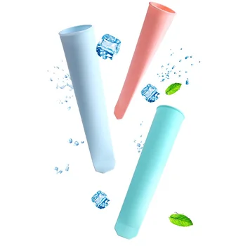 

Silicone Mold DIY Ice Cream Mold Handheld Silicone Popsicle with Lid Reusable Stocked Juices Purees Yogurt Mold Kitchen Tools