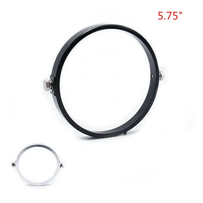 

5.75" Sports Headlight Trim Ring Edge Cover For Honda Suzuki Yamaha Cafe Cruiser