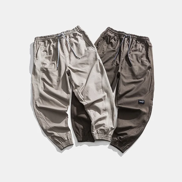 

Wu Airlines 2020 New Style Popular Brand Casual Pants Men's Loose-Fit Trend Cargo Skinny Ankle Banded Pants Straight-Cut Workwea