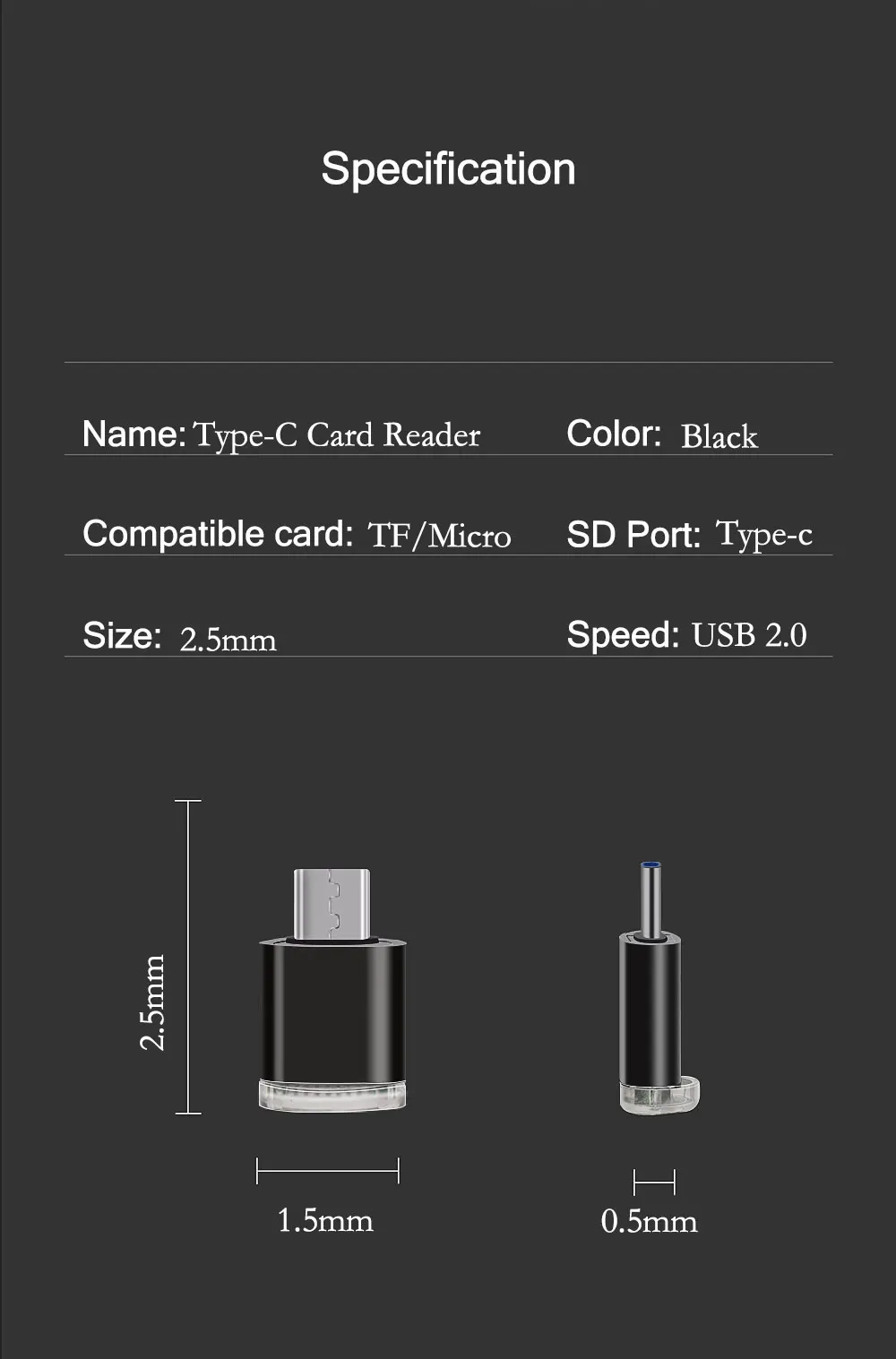 Тип C Micro SD кард-ридер сплав TF кард-ридер USB-C OTG карта адаптер для Macbook samsung huawei высокоскоростной кардридер