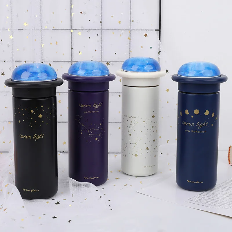 Creative Moonwalk Planet Thermos Cup 304 Stainless Steel Sealed Leakproof Student Water Cup Boutiques Gift Vacuum Flask