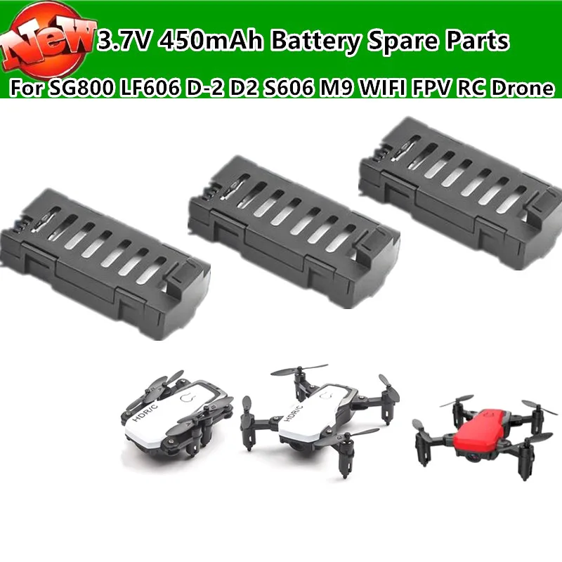 Pack De 2 Baterías Lipo De 3,7 V 450 MAh Para Helicóptero RC WLtoys XK K110 V977, Recambio Original Para Vuelo 3D De 6 Canales