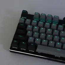 104 Key SA โปรไฟล์ Double Shot Shine ผ่าน Dolch ABS Ball Shape Keycaps เหมาะสำหรับมาตรฐาน MX 104 87 61(China)
