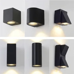 Roukeymi LED IP65 Waterproof Indoor Outdoor Aluminum Wall Light Surface Mounted Cube LED Garden Porch Light outdoor decoration