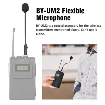 

BY-UM2 Mini Omin-directional Flexible Audio Microphone 3.5mm Locking-type for BOYA BY-WM4/5/6 BY-WM8 Wireless Transmitter