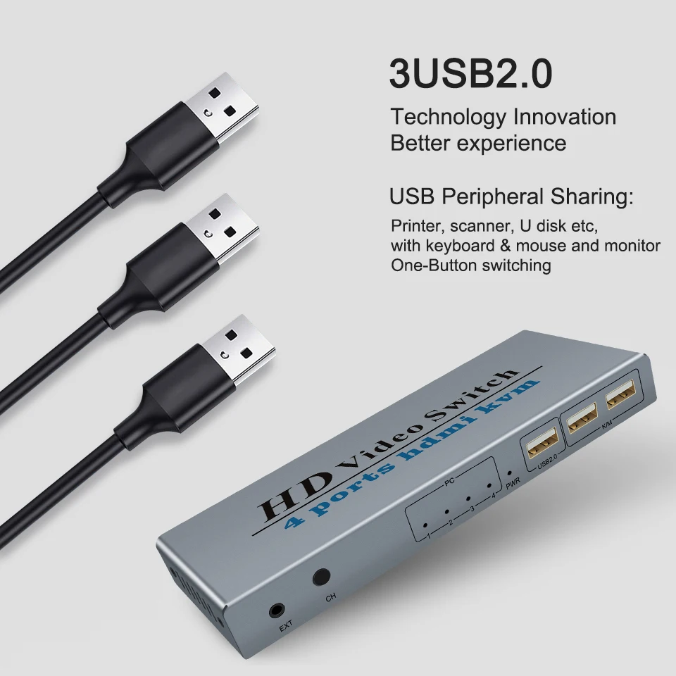 saída, teclado, mouse, controle de sincronização, usb, kvm switch