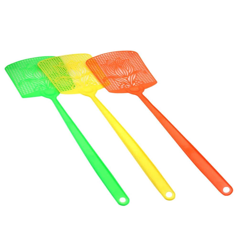 

3pcs Handheld Garden Office Hunting Outdoor Portable Random Color Indoor Home Pest Control Fly Swatter