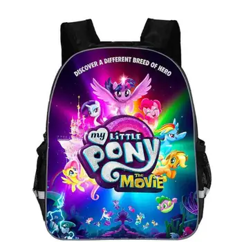 

Baby Schoolbag 3D Print Cartoon Pony girls Kids School bags Child Backpacks Kids Satchel Mochila Infantil bags support costomze
