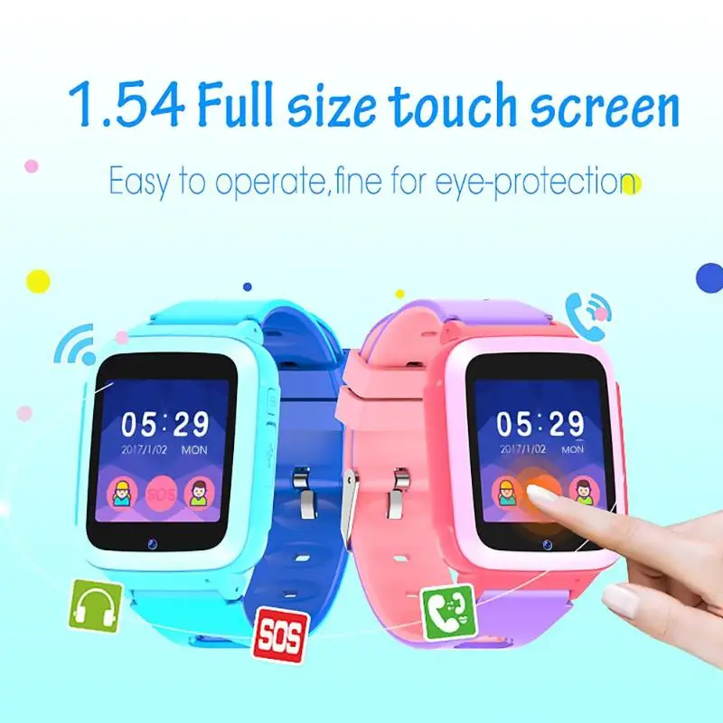 Водонепроницаемые Детские Смарт-часы SOS Antil-lost, Смарт-часы для детей с ip-картой, трекер местоположения, умные часы PK