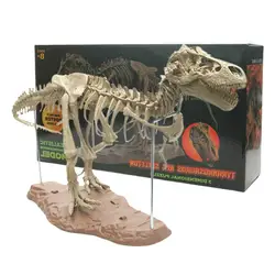 Большой динозавр Fossil череп игрушки модельки животных тираннозавр рекс собрать скелет модель предметы интерьера украшения