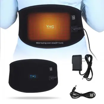 

Electric Heating Adjustable Temperature Waist Massage Brace Pain Therapy Belt