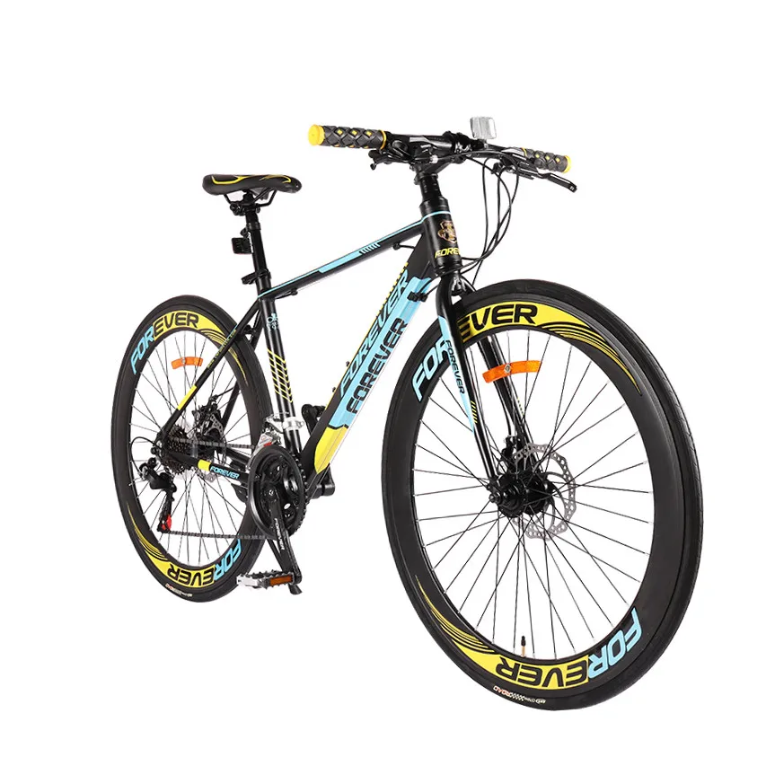 Excellent New brand Aluminum Alloy Frame 21 speed 700CC disc brake Road bike outdoor sport bicicleta racing cycling bicycle 4 Excellent New brand Aluminum Alloy Frame 21 speed 700CC disc brake Road bike outdoor sport bicicleta racing cycling bicycle 4