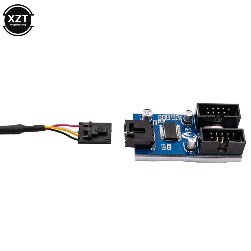 1 шт. USB 9 контактный разъем для материнской платы|Компьютерные кабели и разъемы| |