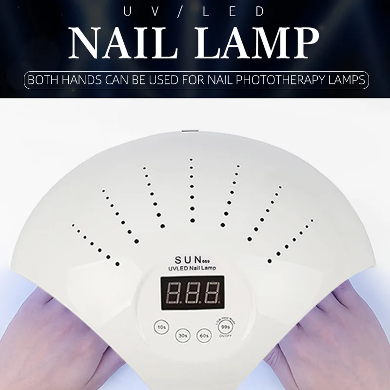 

UV LED Nail Dryer Lamp Sun Light Curing All Gel Polish Drying UV Gel USB Smart Timing Nail Art Tools