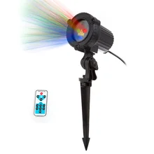 Рождество RGB пульт статические звезды точки лазерный проектор огни Сад Открытый водонепроницаемый IP65 дерево Рождество праздник душ Освещение