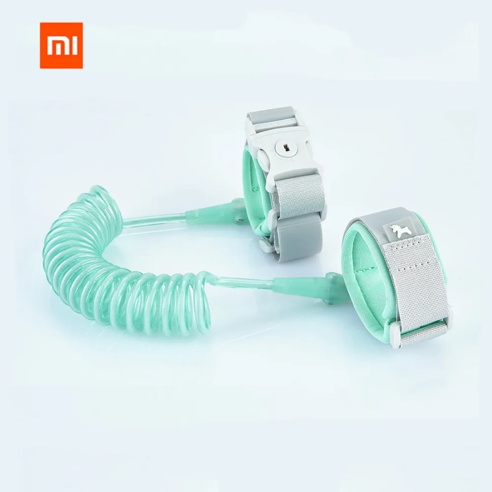 Xiaomi Mijia Новое поступление 2 м Анти-потери ремень браслет безопасности Регулируемый ребенок дети тяги веревка браслет 5