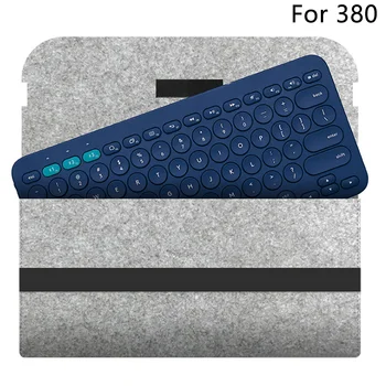 

Portable Compact Cover Carrying Case Flexible Felt Anti Shock Accessories Storage Keyboard Bag Protective For Logitech K380