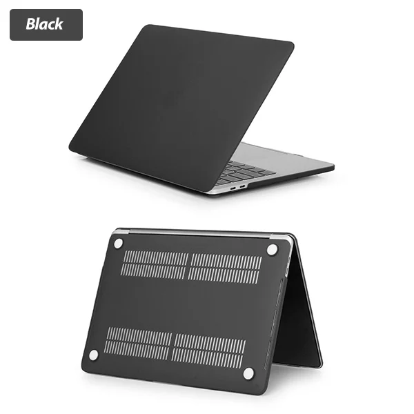 Для MacBook Pro 16 дюймов чехол для ноутбука устойчивый к царапинам чехол для планшета матовый защитный чехол для Macbook Pro 16 - Цвет: Black