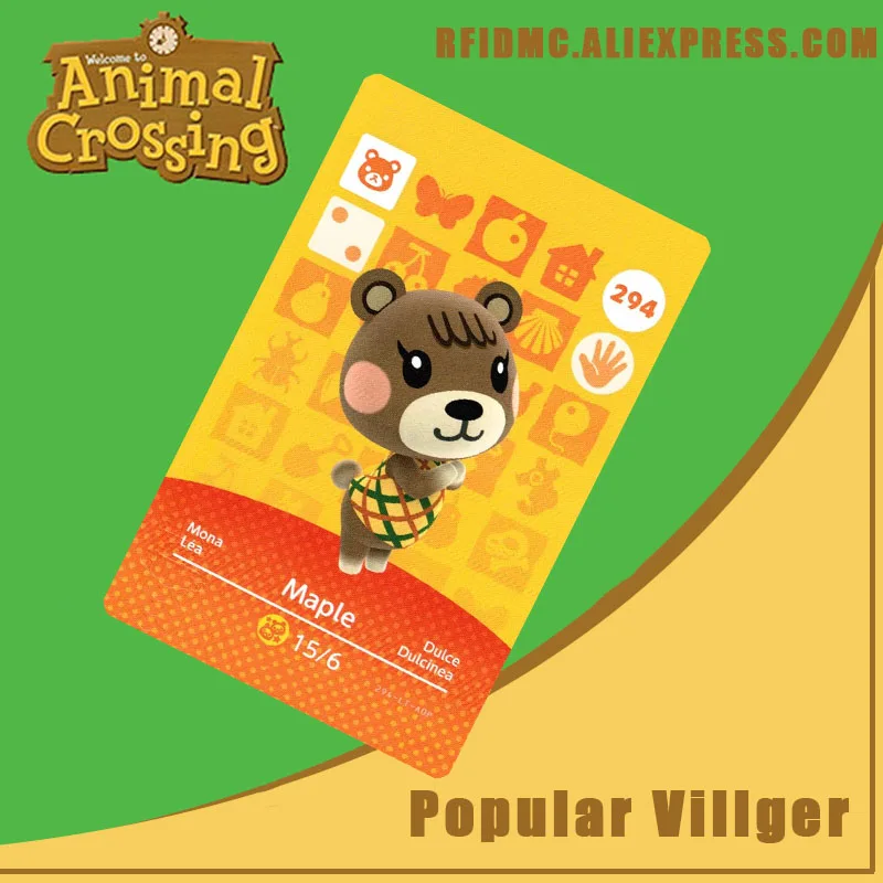 294 Maple Animal Crossing Card For Acnh Access Control Card AliExpress