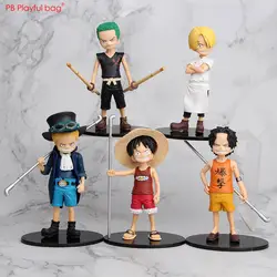 Аниме One Piece Зоро & Луффи & Ace & Sabo & Sanji детство модель Фигурка ПВХ Коллекционная Фигурка HE03