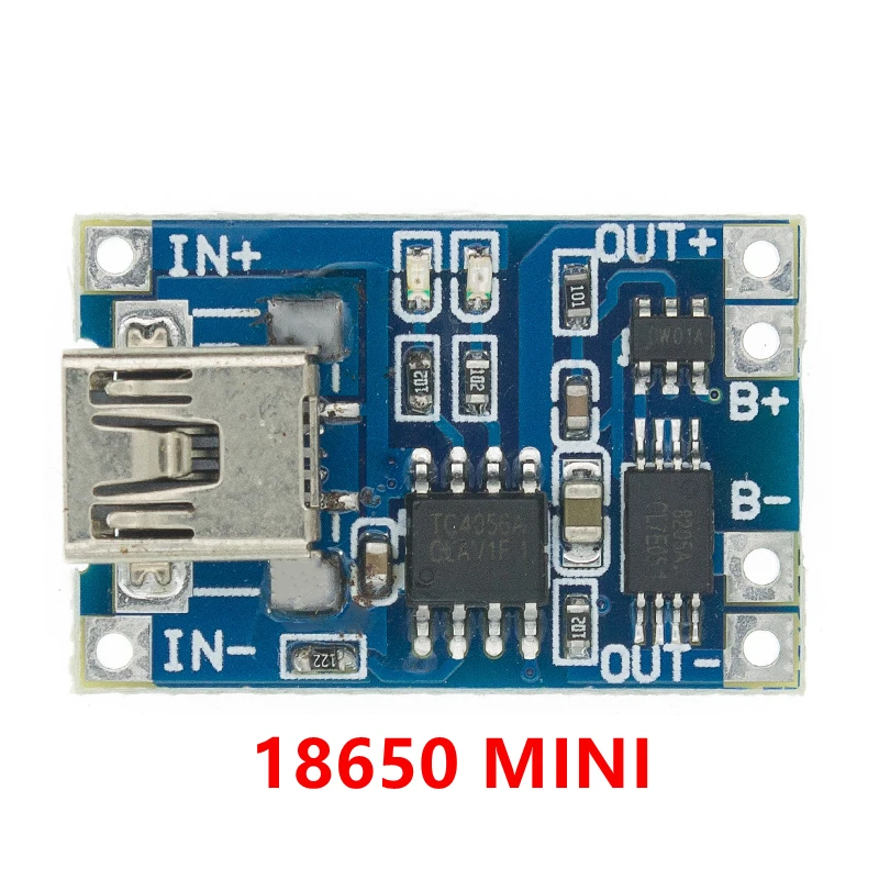 10 шт. Micro USB 5 в 1 а 18650 TP4056 модуль зарядного устройства литиевой батареи зарядная